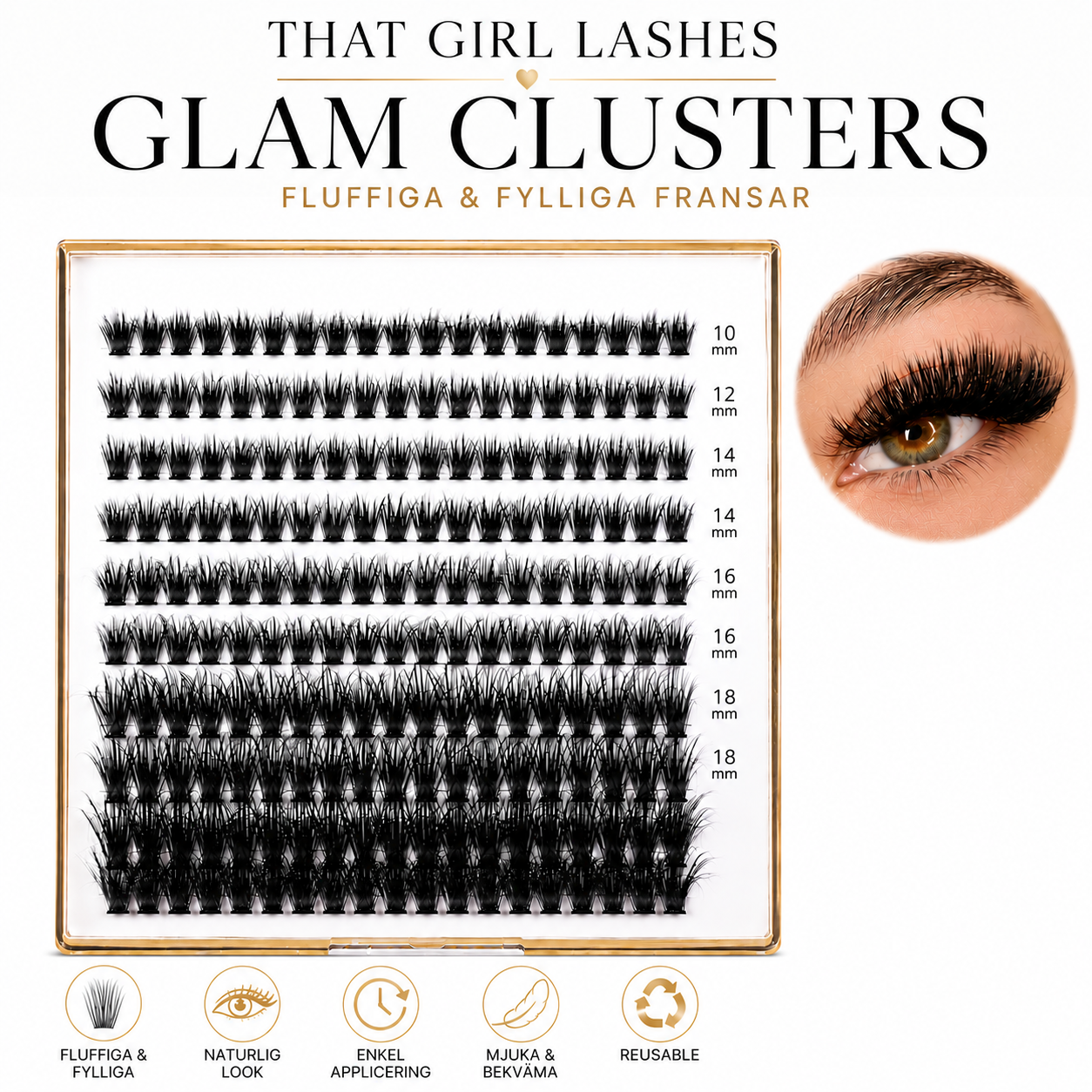 That Girl Lashes Glam Clusters